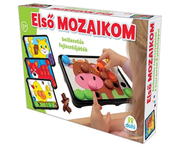 Moja prvá mozaika - Domáce zvieratá hračka na rozvoj zručností