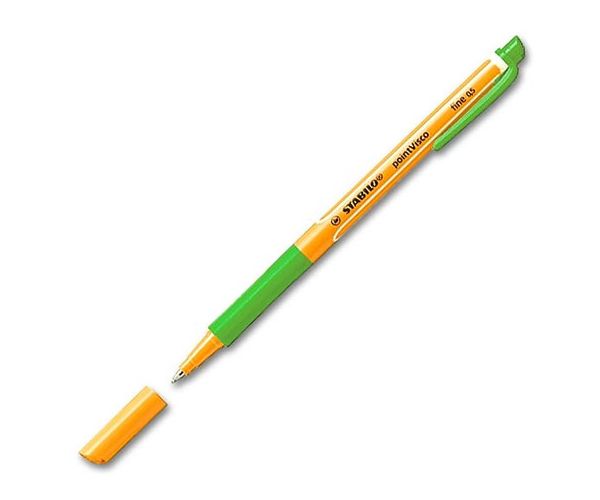 Stabilo: Point Visco listovo-zelené guľôčkové pero 0,5mm