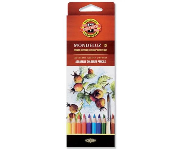 ICO: Koh-I-Noor Mondeluz 3717 Aquarell 18 dielny set farebných ceruziek