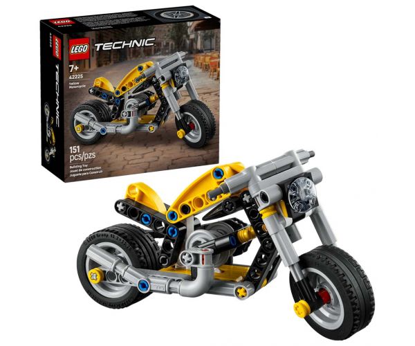 LEGO® Technic: Žltý motocykel (42225)