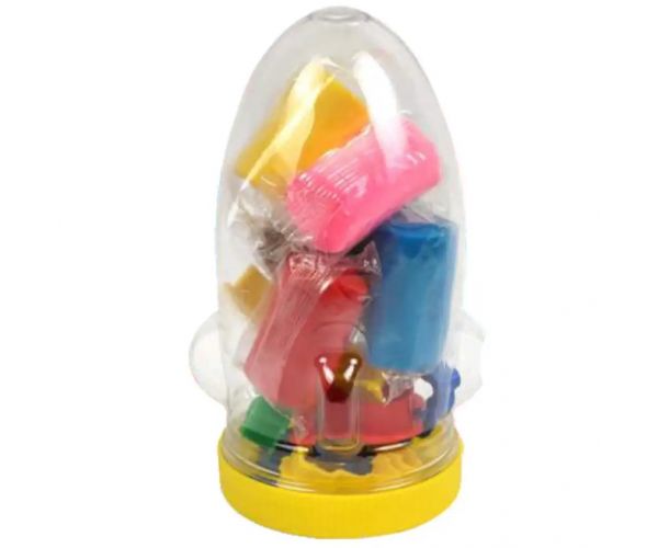 Play-Dough: Heroes raketa plastelínový set 8x15g