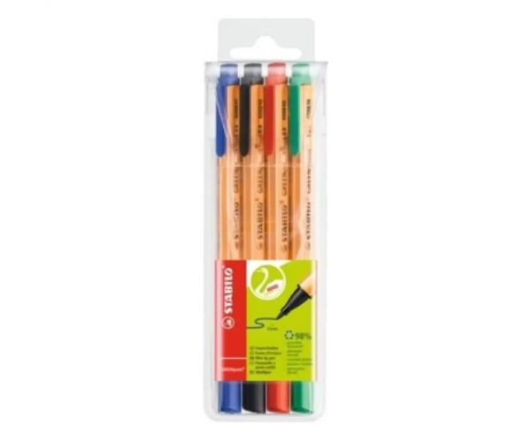 Stabilo: GREENpoint 4 dielny set 0,8mm popisovačov