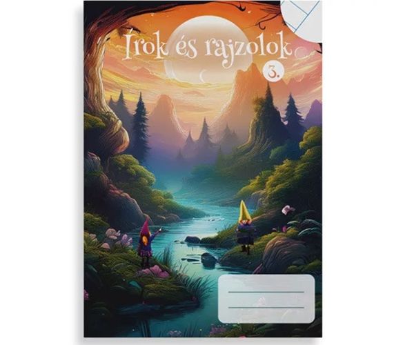 Píšem a kreslím zošit pre 3. ročník 2 v 1 linajkový a čistý A/5