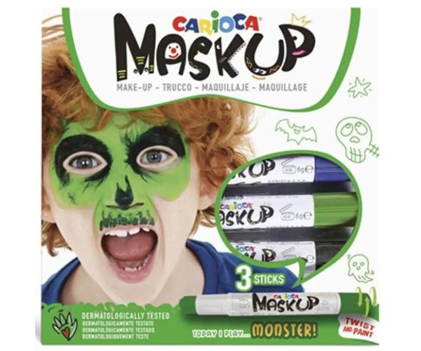 Carioca Maskup: Píšera set na vymaľovanie tváre 3 farby