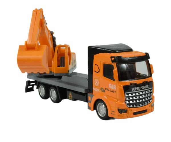 Super Truck: Nákladné auto s drapákom a zotrvačníkom 19cm