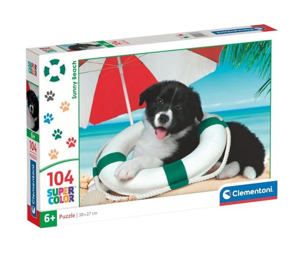 Slnečný psík 104ks Super Color puzzle - Clementoni