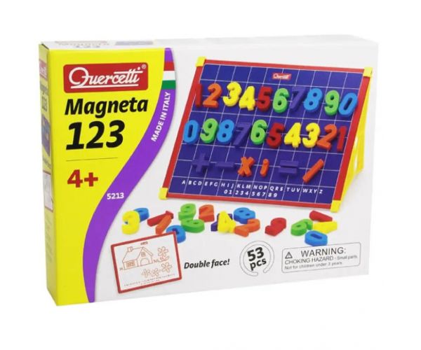 Quercetti: Magnetická tabuľa s číslami 48 ks