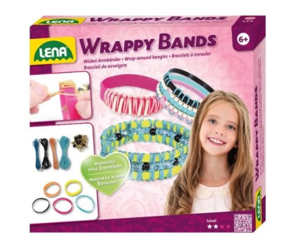 LENA: Pestrofarebný kreatívny set na výrobu náramkov