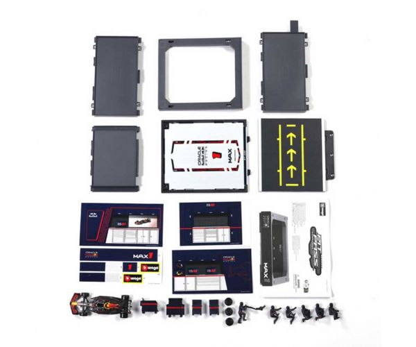 Bburago: F1 pretekárske auto - Red Bull RB21 Pit / Max Verstappen 1/43