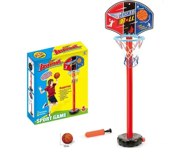 Basketbalový stojan s loptou 110cm