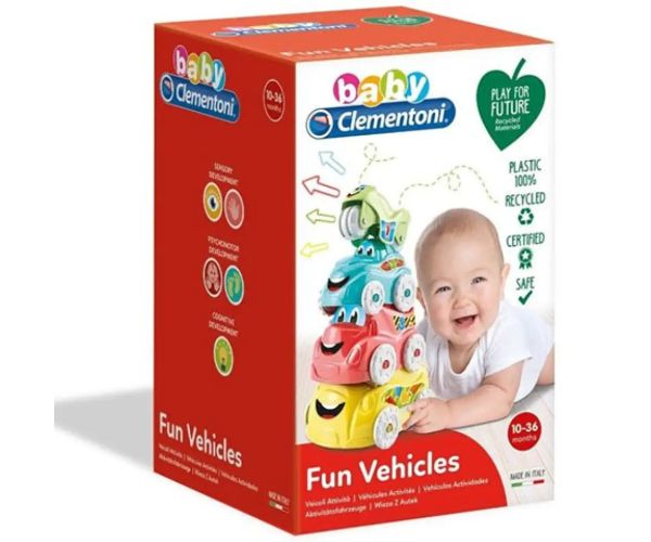 Zábavné vozidlá zručnostná baby hračka - Clementoni baby