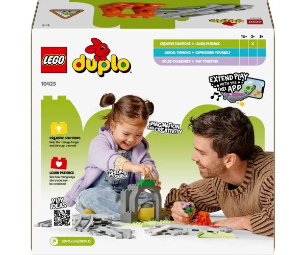 LEGO® DUPLO®: Železničný tunel a súprava koľajníc (10425)