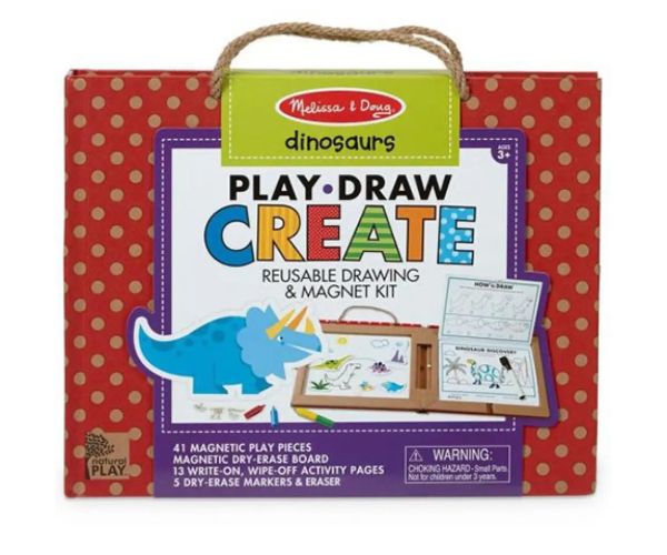 Dinosaurus zmazateľný magnetický kreatívny set na kreslenie