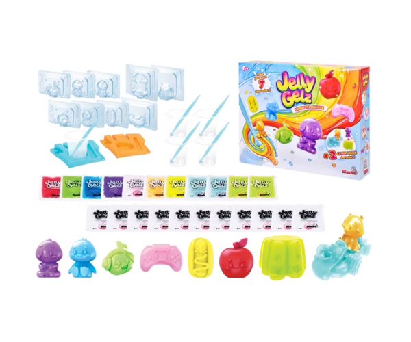 Jelly Gelz Lifestyle Deluxe kreatív gélová figúrka set - Simba Toys
