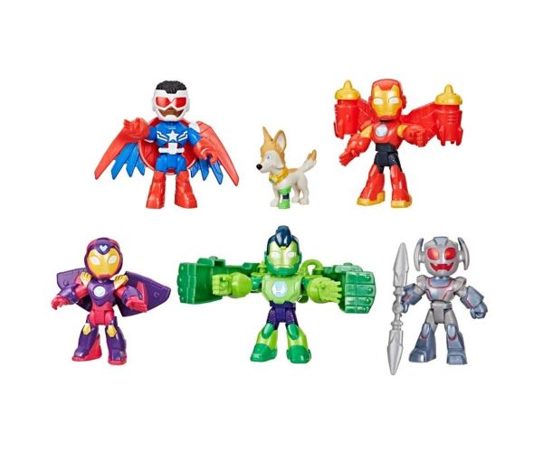 Marvel: Iron Man Obrnení Pomstitelia, 6-dielna sada figúrok - Hasbro