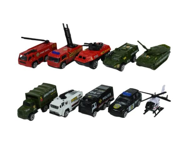 Die-Cast: Súprava policajných áut v dvoch verziách
