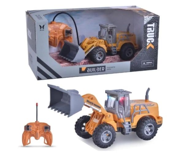 RC Builder Nakladač so svetlom, pracovný stroj na diaľkové ovládanie 1/30 27mHz