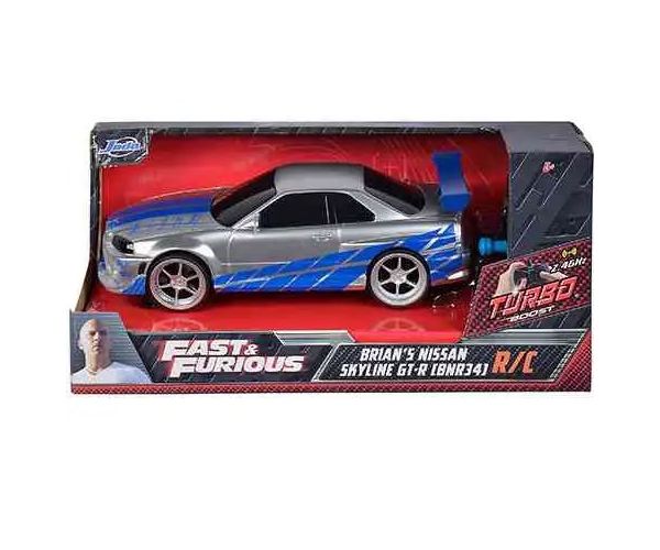 Rýchlo a zbesilo: RC Brian´s Nissan Skyline GT-R (BNR35) na diaľkové ovládanie 1/24 - Simba Toys