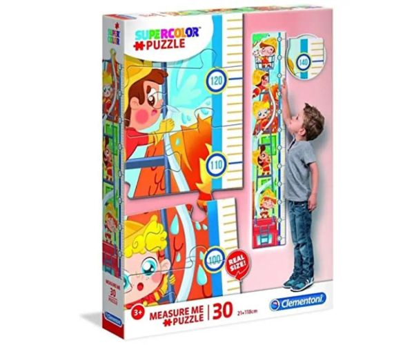 Hasiči nástenná merica 30 dielne puzzle - Clementoni