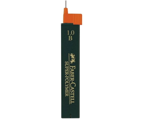 Faber-Castell: Náplň do ceruzky, 12 ks, 1 mm, B