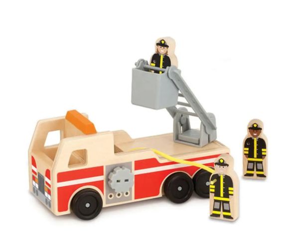 Drevené rebríkové hasičské auto - Melissa & Doug