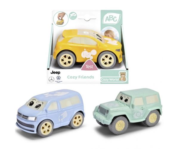 ABC Cozy Friends járművek többféle változatban 1db - Simba Toys