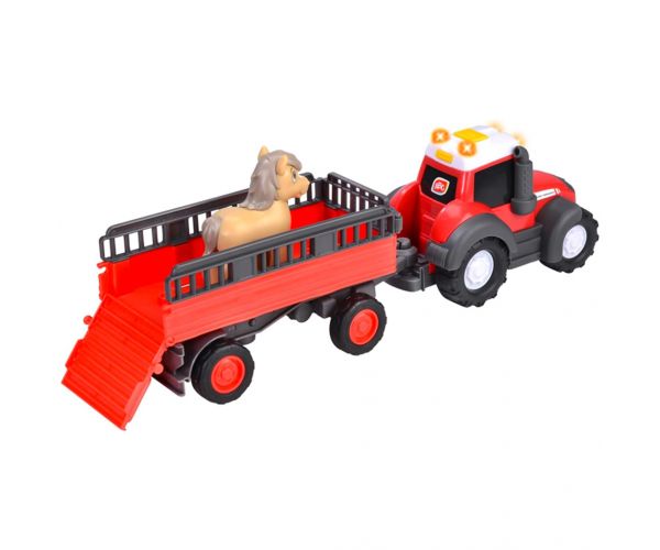 ABC Massey állatszállító traktor lóval - Simba Toys