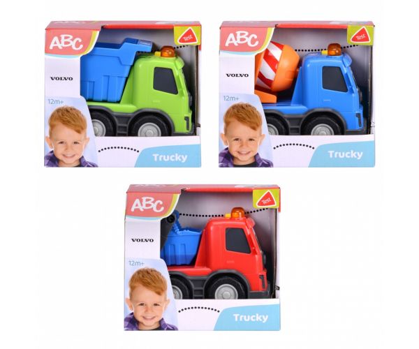 ABC Volvo Trucky városi munkagépek több változatban 13 cm - Simba Toys