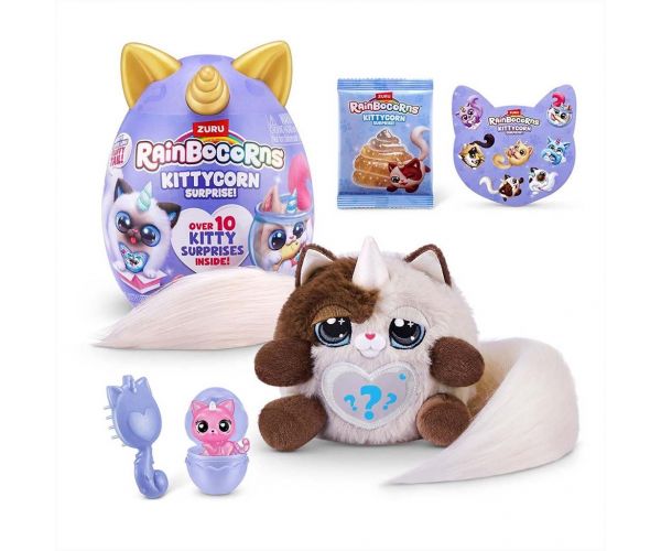 Rainbocorns: Vrecková Kittycorn prekvapivá mačička plyšová figúrka v rôznych variantoch 1ks