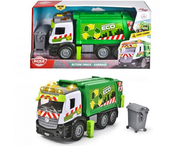 Action Truck Szemetesautó hanggal és fénnyel - Dickie Toys