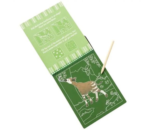 Safari zošit - rytina obrázkov - Melissa & Doug