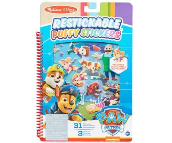 Melissa & Doug: Tlapková patrola Adventure Bay zošit s nálepkami