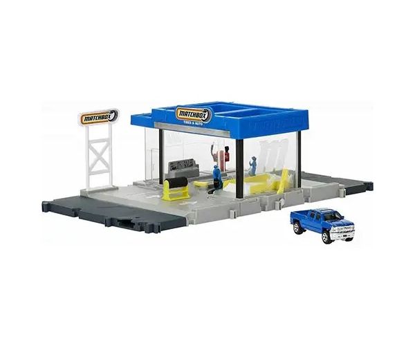 Matchbox: Action Drivers Autoservis hrací set - Mattel