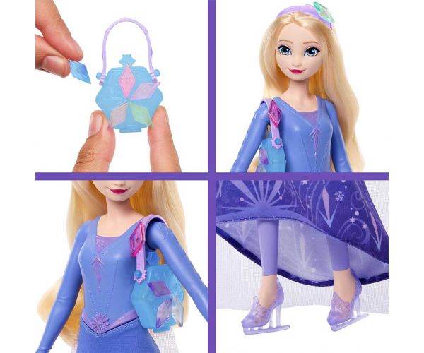 Jégvarázs: Jégkristály meglepetés - Elsa Jégvarázs 2 ruhában - Mattel