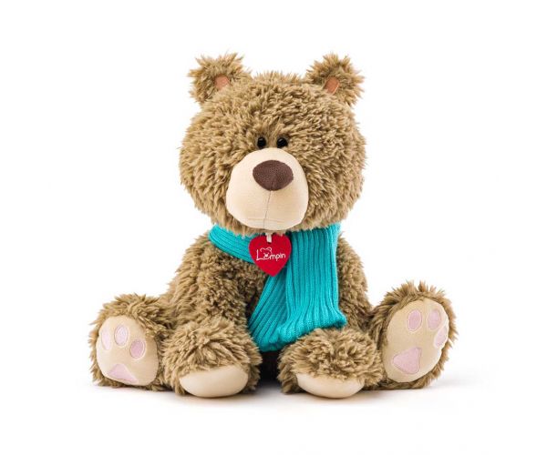 Bariboo medve plyšová postava s šálom 30cm - Lumpin