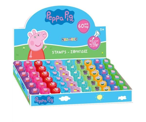 Luna: Peppa Pig farebná ceruzková pečiatka v rôznych variantoch, 1 ks
