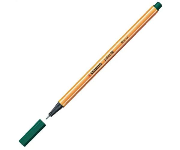 Stabilo: Point 88 tmavozelený popisovač 0,4mm
