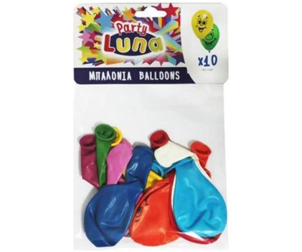 Luna: Smile 10 dielny set farebných balónov