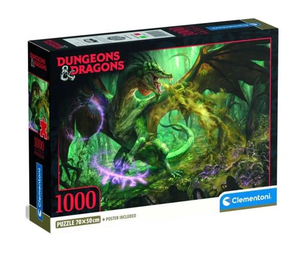 Dungeons & Dragons 1000-dieliková puzzle - Clementoni