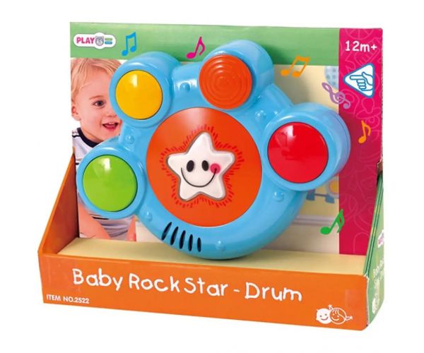 Playgo: Rocková hviezda elektrický bubón so svetlom a zvukom