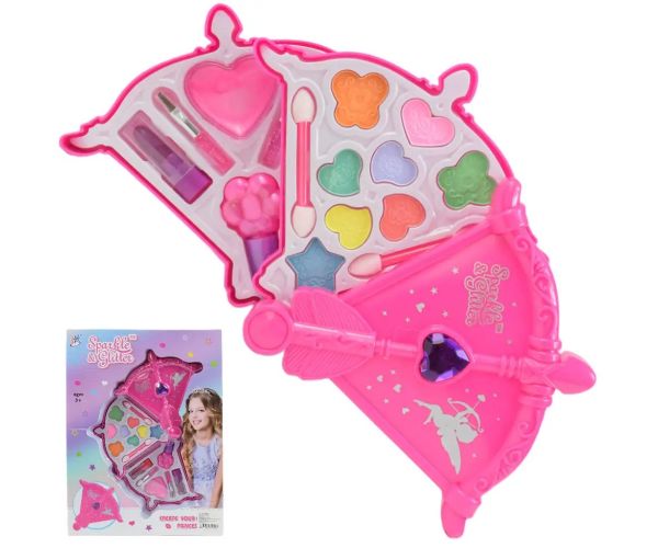 Sparkle & Glitter: Dvojposchodový mejkap set v tvare šípu