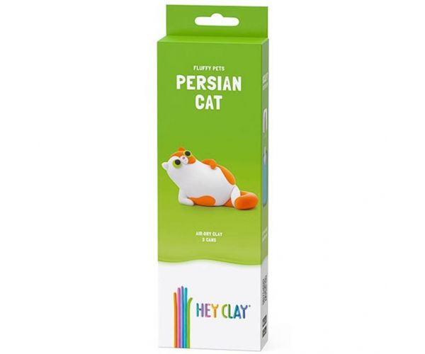Hey Clay: Pihe-puha Perzsa cica figura gyurmaszett
