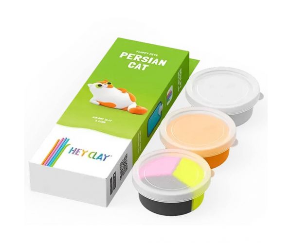 Hey Clay: Pihe-puha Perzsa cica figura gyurmaszett