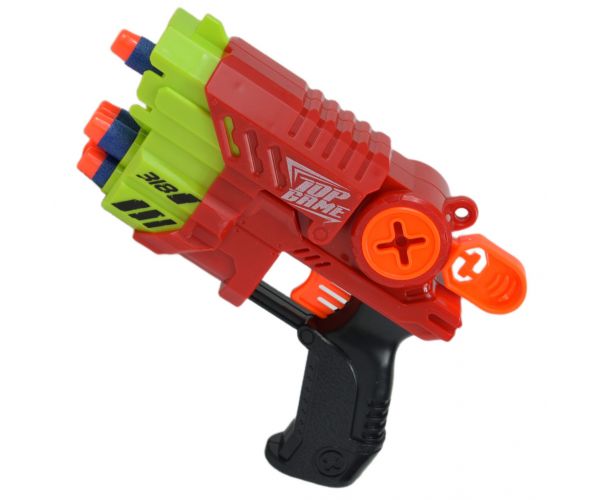 Air Blaster: EVA szivacslövő fegyver céltáblával és töltényekkel 19x14cm