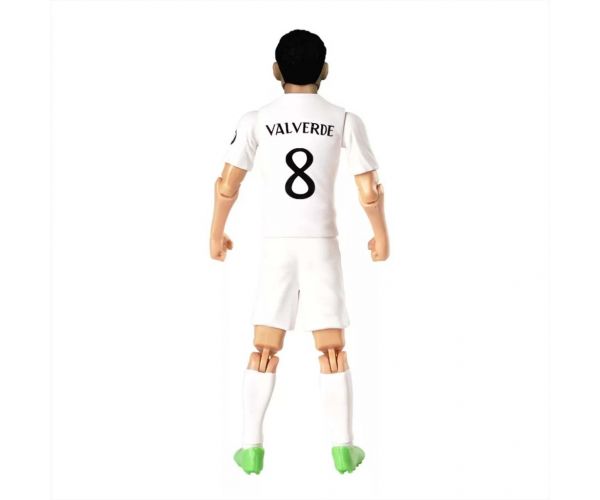 Focista akciófigura, 20 cm - Real Madrid, Valverde 8-as mezben
