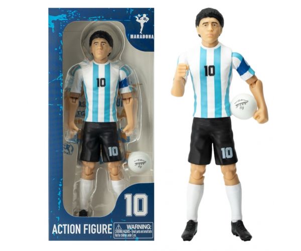 Focista akciófigura, 20cm - Argentina Maradona 10-es mezben