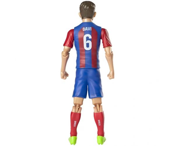 Focista akciófigura, 20 cm - FC Barcelona, Gavi 6-os mezben