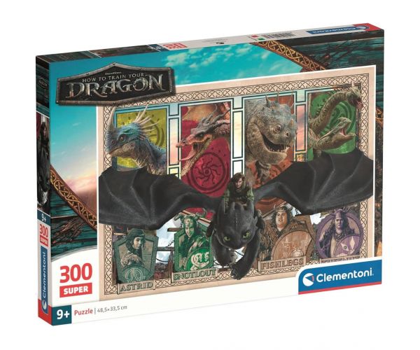 Így neveld a sárkányodat sárkányok és hősök 300db-os puzzle - Clementoni