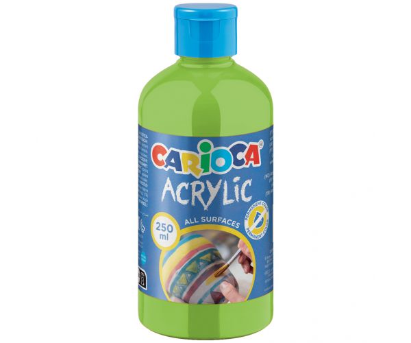 Acrylic Akril festék zöld színben 250ml - Carioca