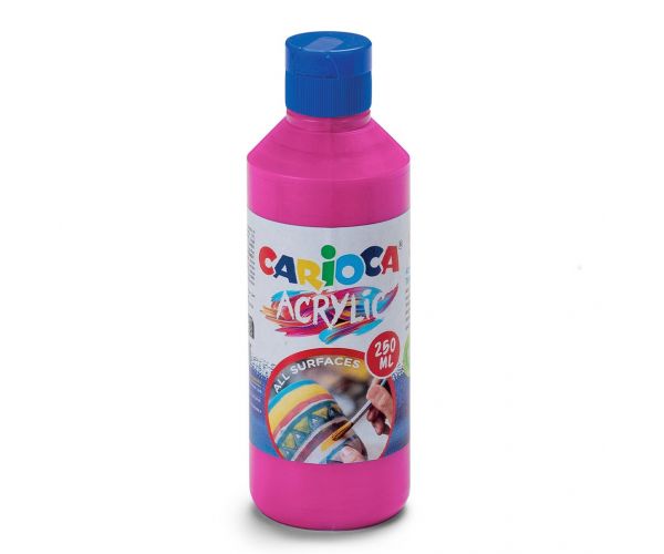 Acrylic 250ml-s akril festék rózsaszín színben - Carioca